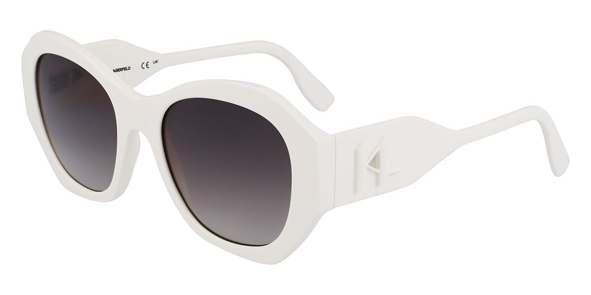 Image of Karl Lagerfeld KL 6146S 105 Óculos de Sol Brancos Feminino BRLPT