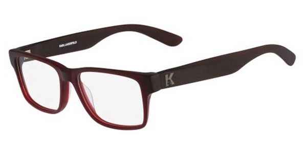 Image of Karl Lagerfeld KL 873 066 Óculos de Grau Vinho Masculino BRLPT