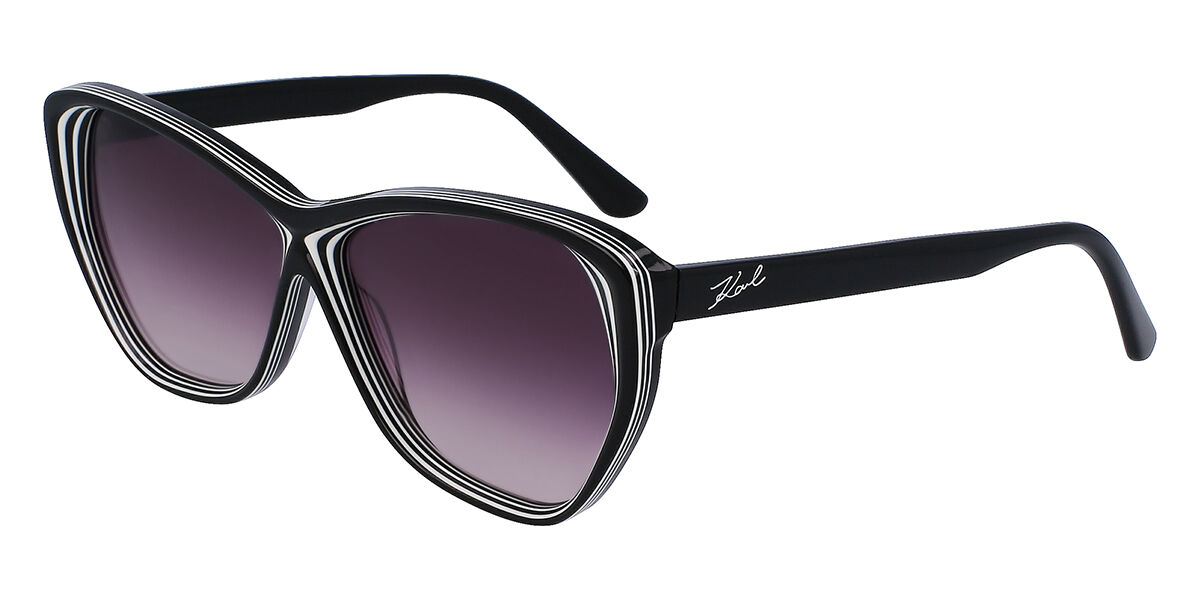 Image of Karl Lagerfeld KL6103S 006 Óculos de Sol Feminino Brancos BRLPT