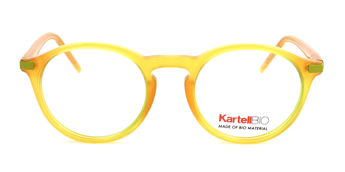 Image of Kartell KL019V 03 Óculos de Grau Amarelos Masculino BRLPT