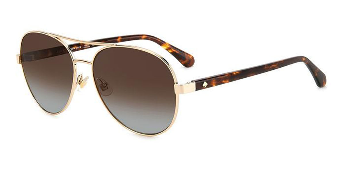 Image of Kate Spade Averie/S 06J/LA 58 Lunettes De Soleil Femme Dorées FR