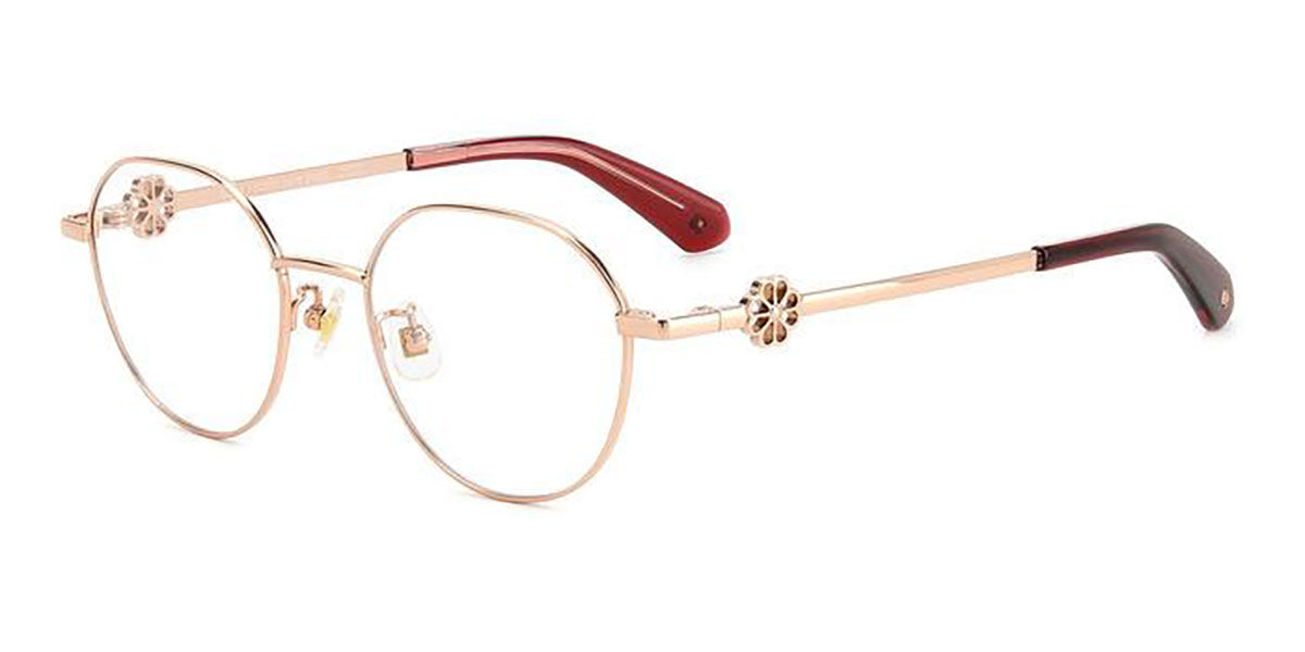Image of Kate Spade Trinity/F Asian Fit 0AW Óculos de Grau Rose-Dourados Feminino PRT