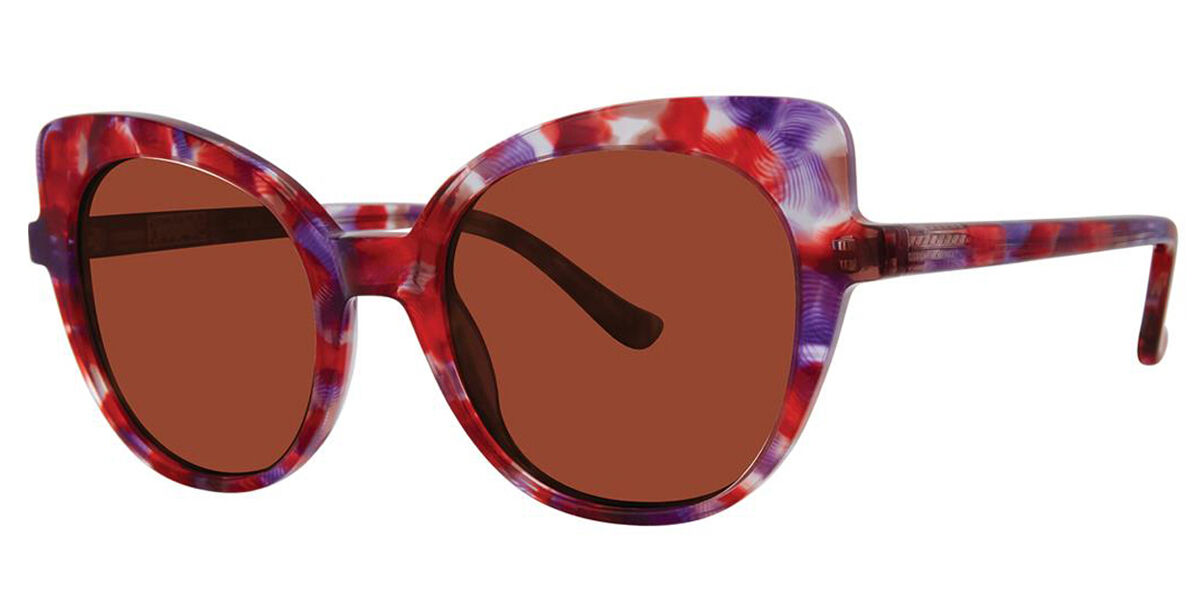 Image of Kensie Glam Girl Vermelhos Marble Óculos de Sol Vermelhos Masculino PRT