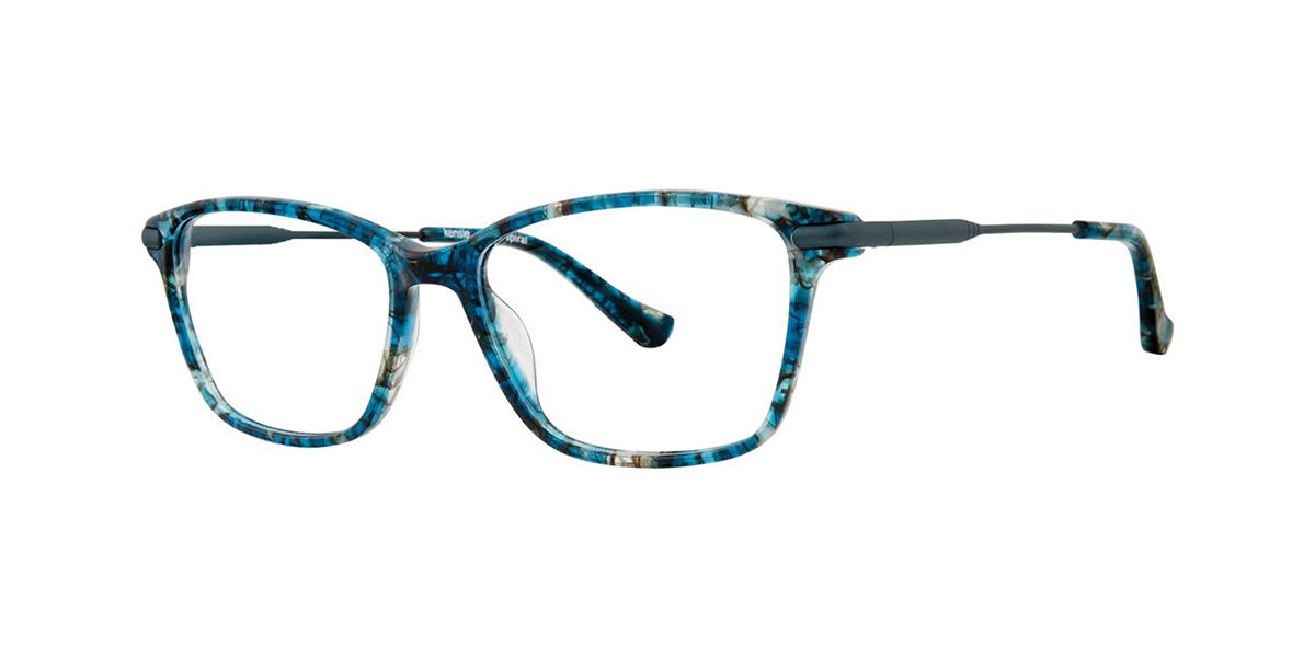Image of Kensie Spiral Turquoise Marble Óculos de Grau Tortoiseshell Masculino PRT