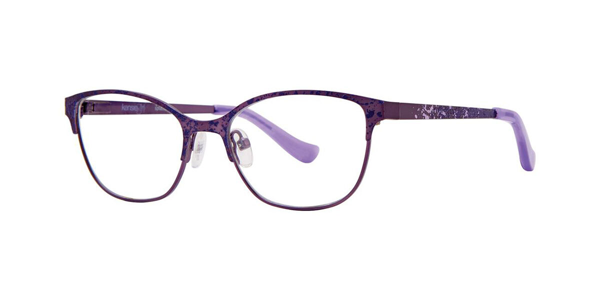 Image of Kensie Splatter Purple Óculos de Grau Purple Masculino BRLPT