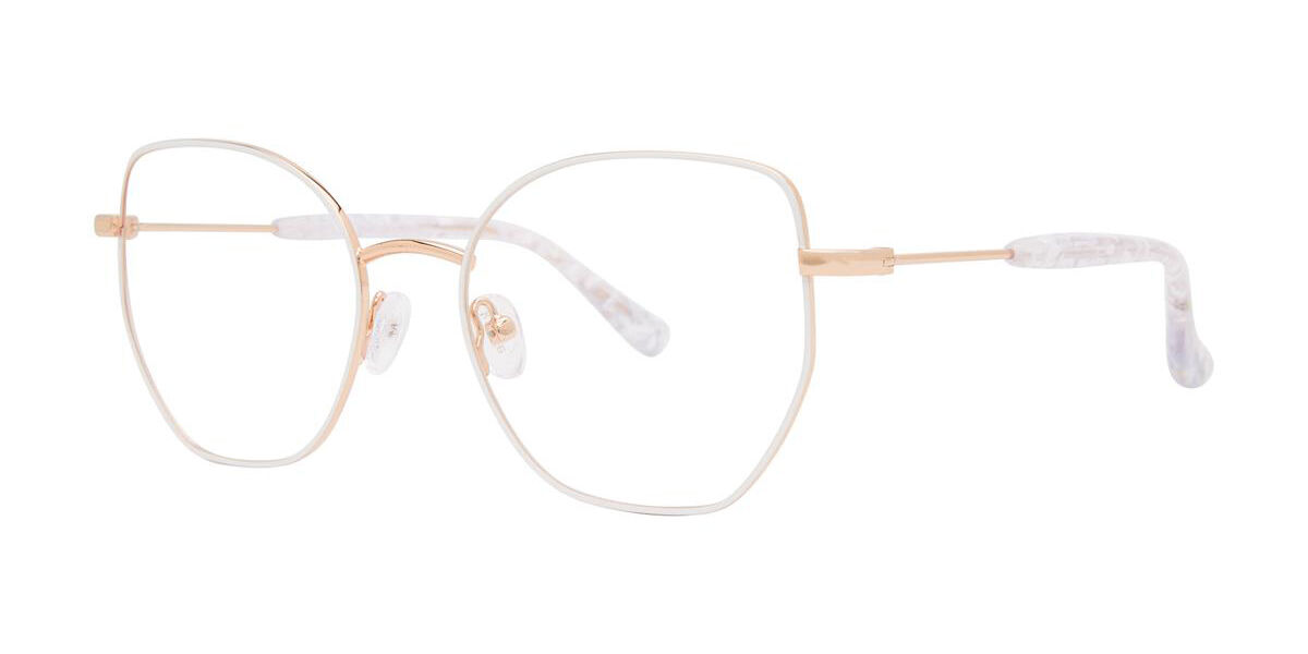 Image of Kensie Topic Brancos Óculos de Grau Dourados Masculino BRLPT