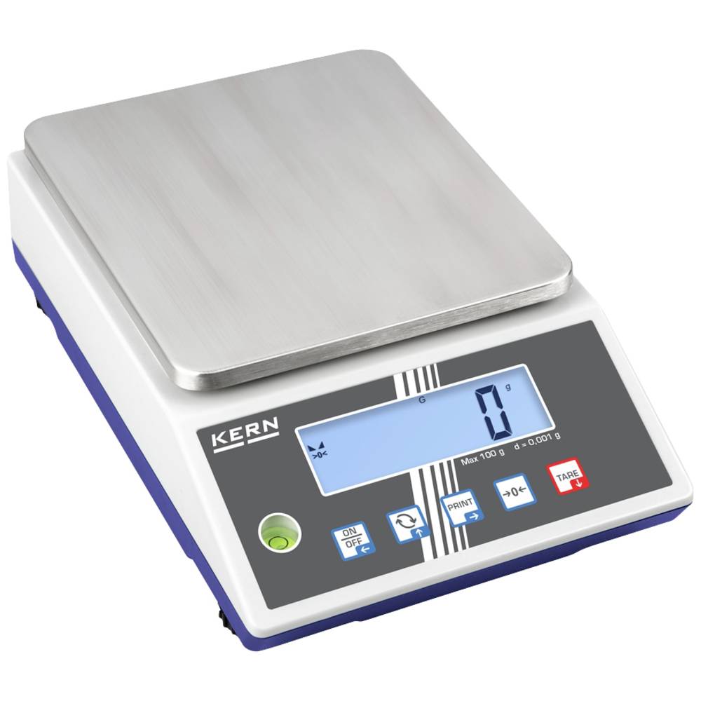 Image of Kern PCB 6000-0 Precision scales Weight range 6 kg Readability 1 g White Black Silver