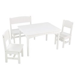 Image of KidKraft Nantucket Child Table Bench and 2 Chair Furniture Set