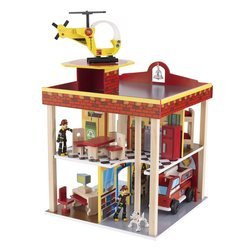 Image of Kidkraft Toy Fire Station Set