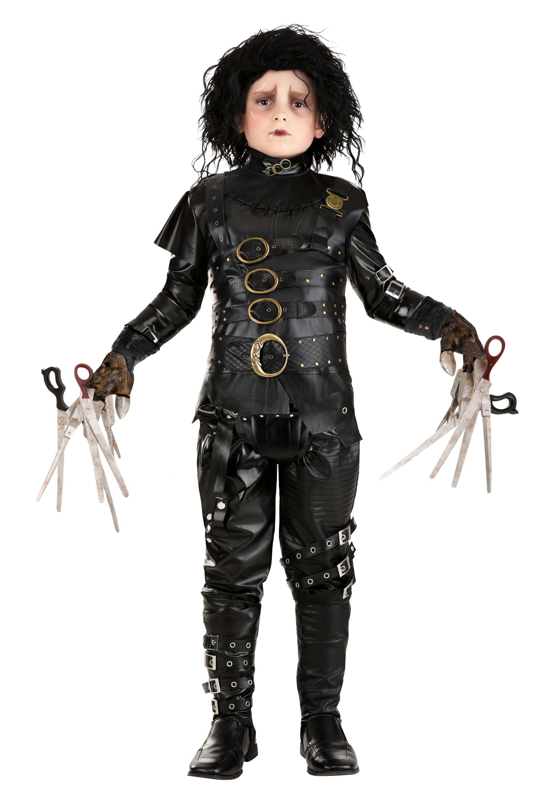 Image of Kid's Authentic Edward Scissorhands Costume ID FUN3199CH-L