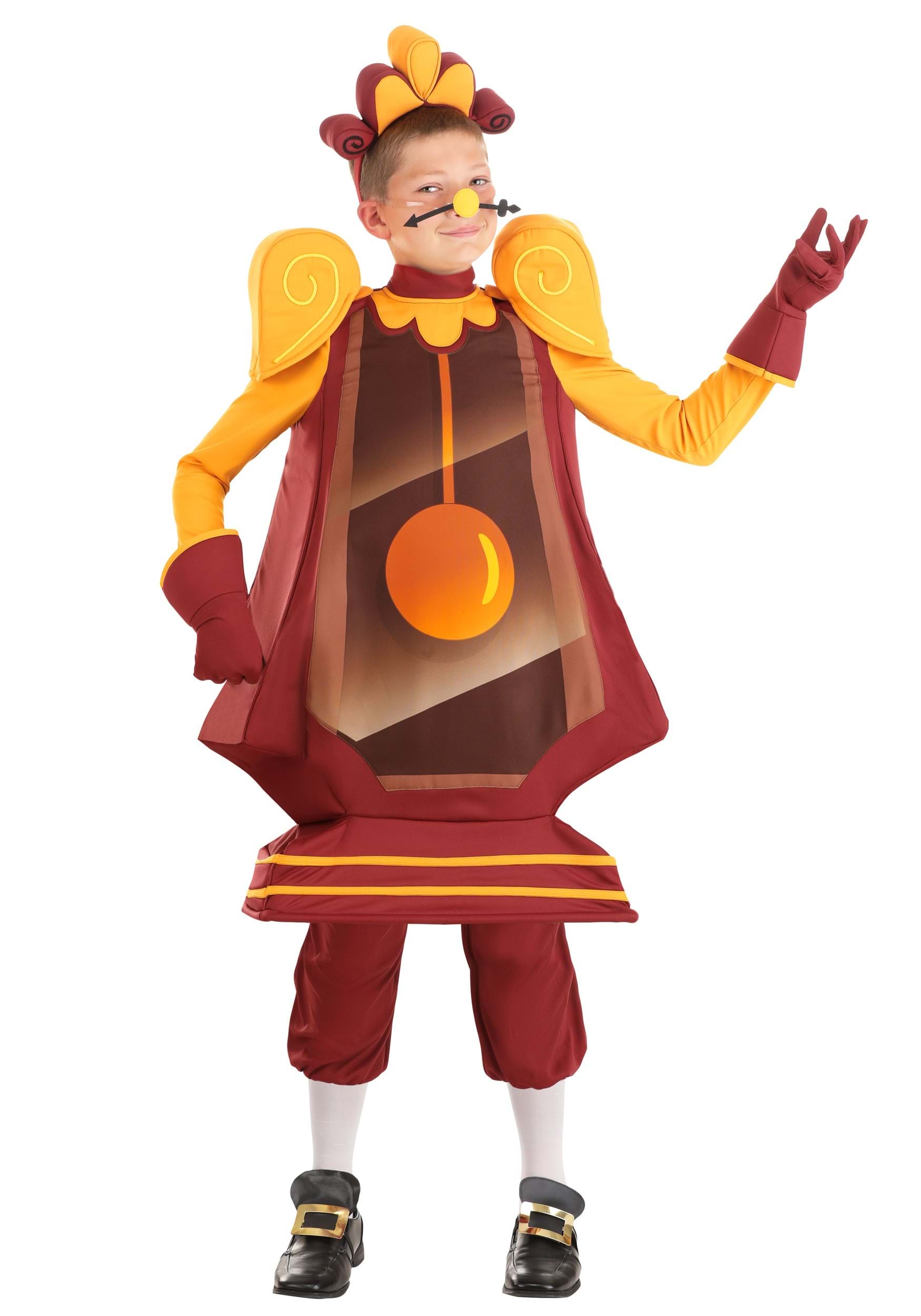 Image of Kids Beauty and the Beast Cogsworth Costume ID FUN2702CH-XL
