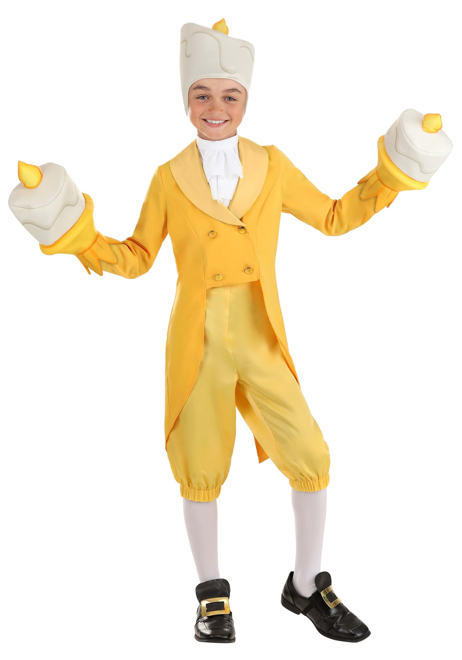 Image of Kids Beauty and the Beast Lumiere Costume ID FUN2308CH-2XL