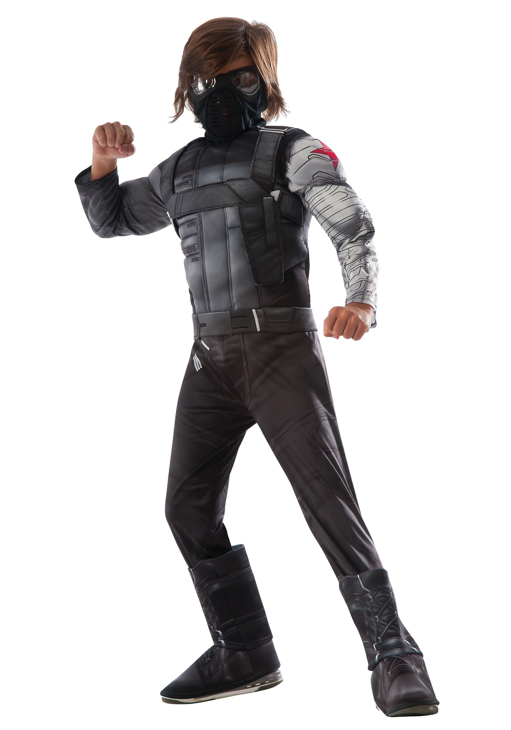Image of Kids Civil War Winter Soldier Deluxe Costume ID RU620594-M