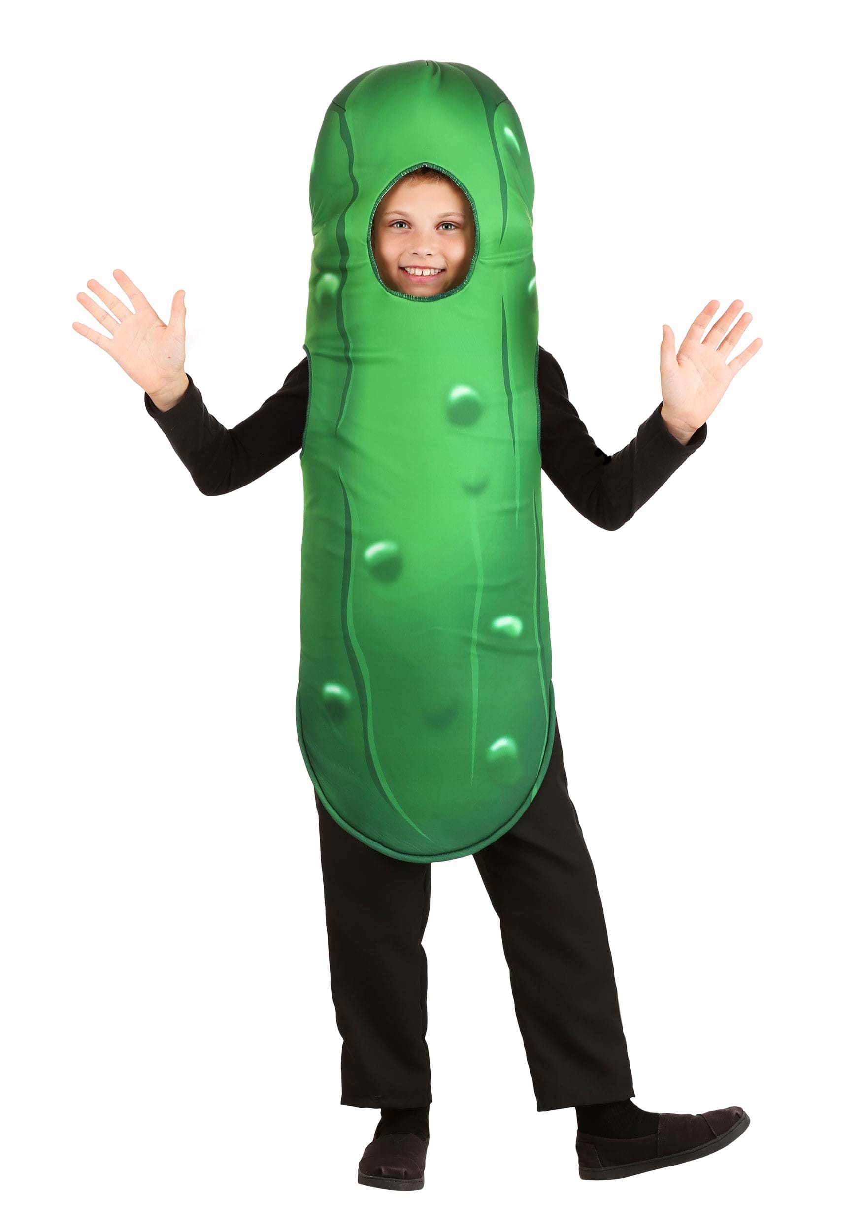 Image of Kid's Exclusive Pickle Costume | Kid's Food Costumes ID FUN7006CH-M