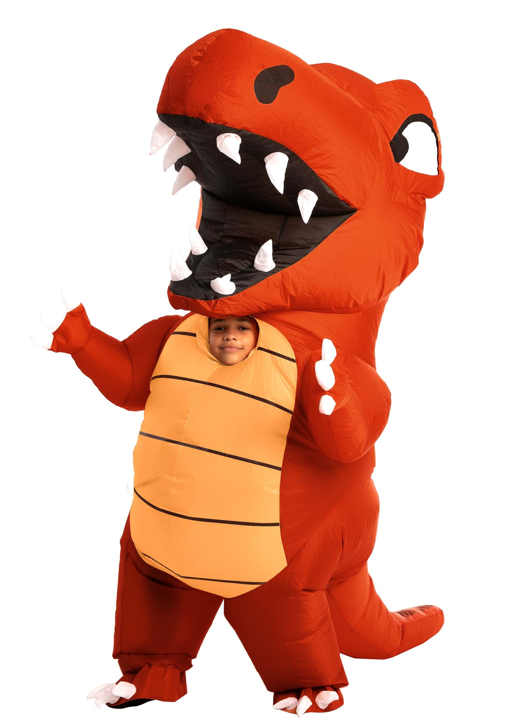 Image of Kids Inflatable Red Dino Costume ID JY20140C-M