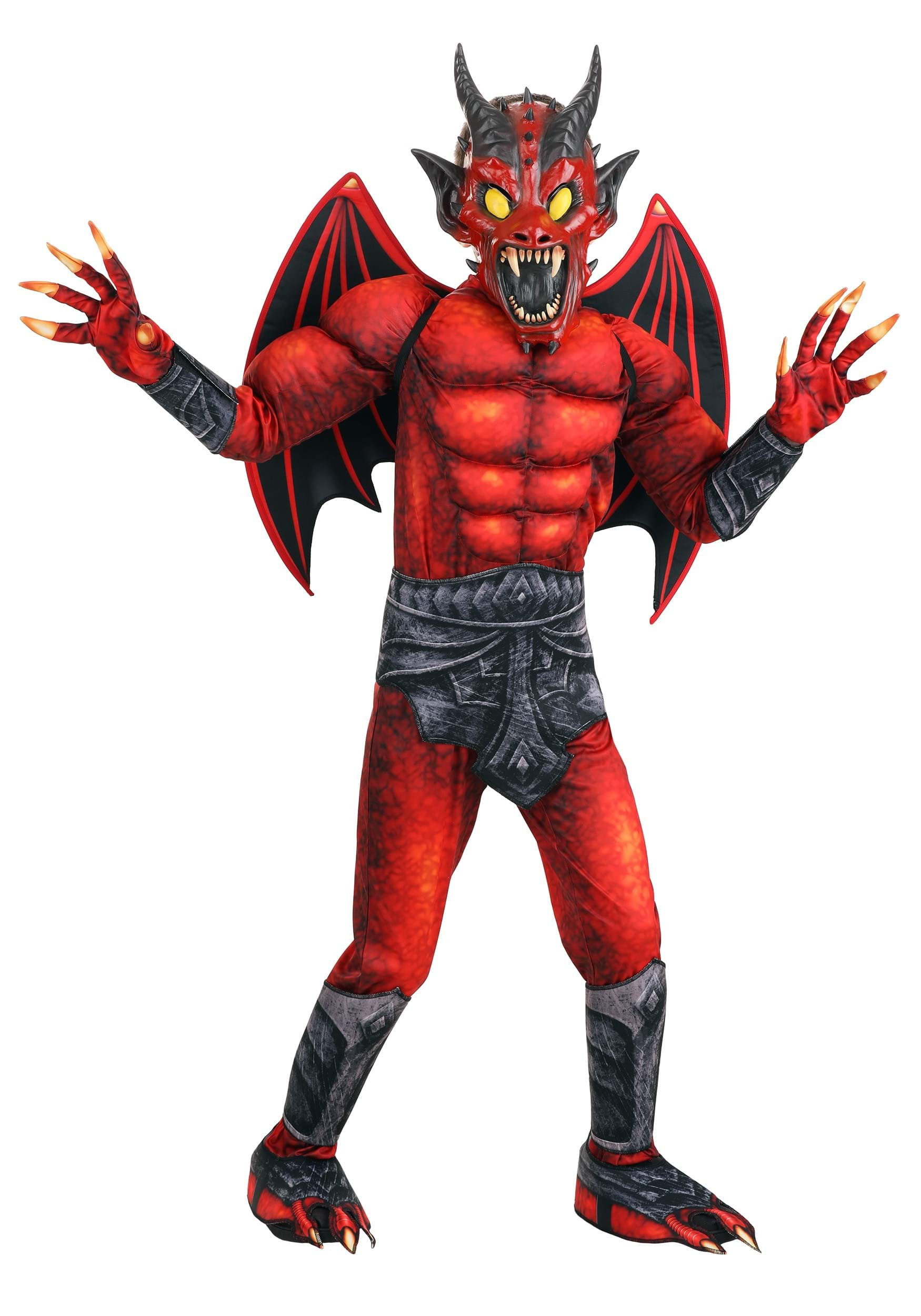 Image of Kid's Malevolent Red Demon Costume ID FUN2577CH-S