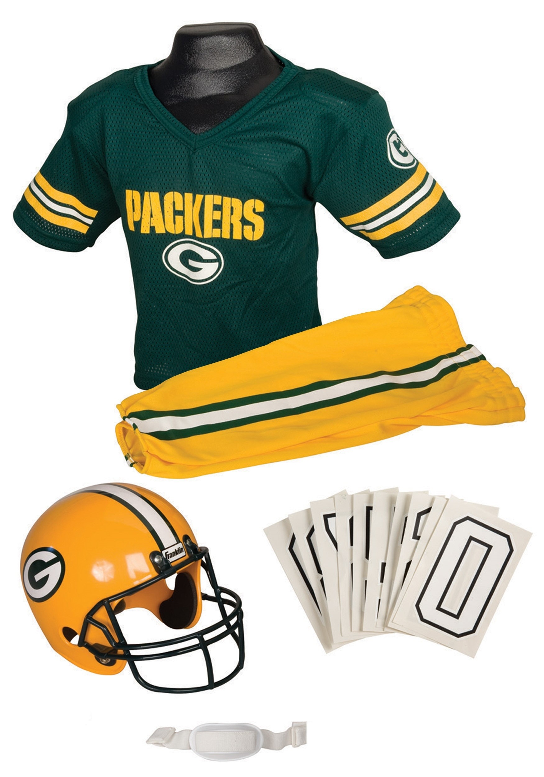 Image of Kid's NFL Green Bay Packers Uniform Costume ID FA15700F05-M