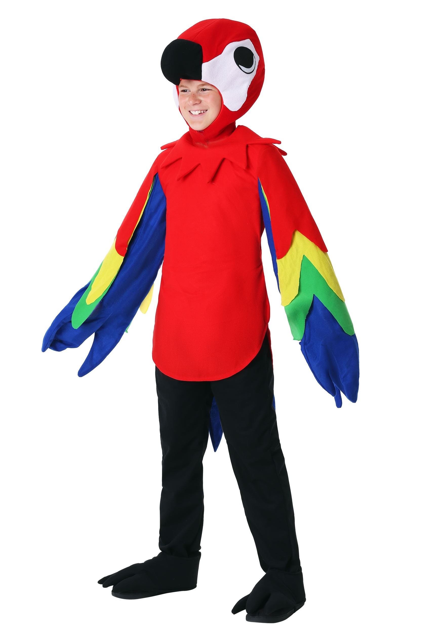 Image of Kid's Parrot Costume ID FUN6185CH-M