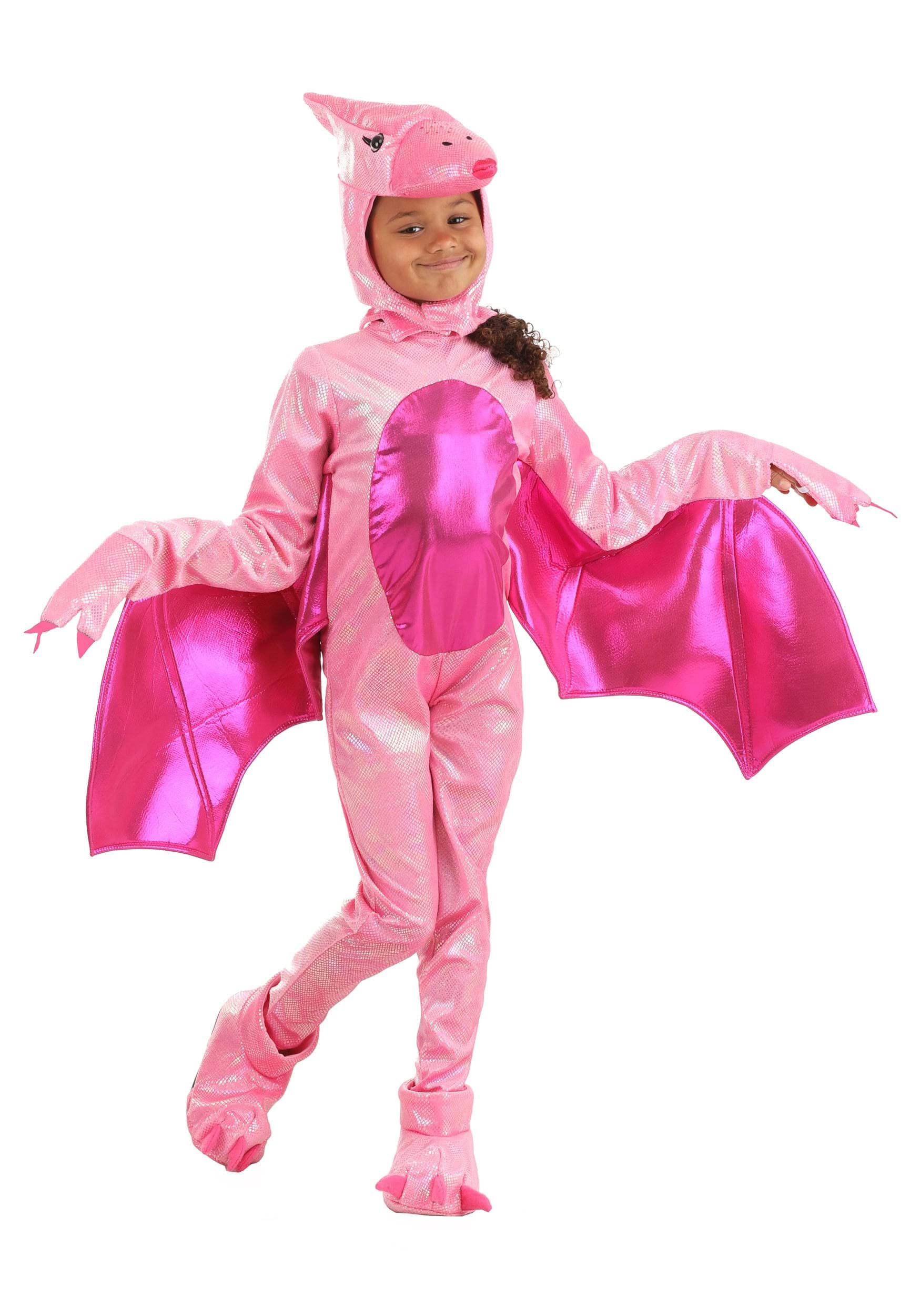 Image of Kid's Pink Pterodactyl Costume ID FUN4658CH-M