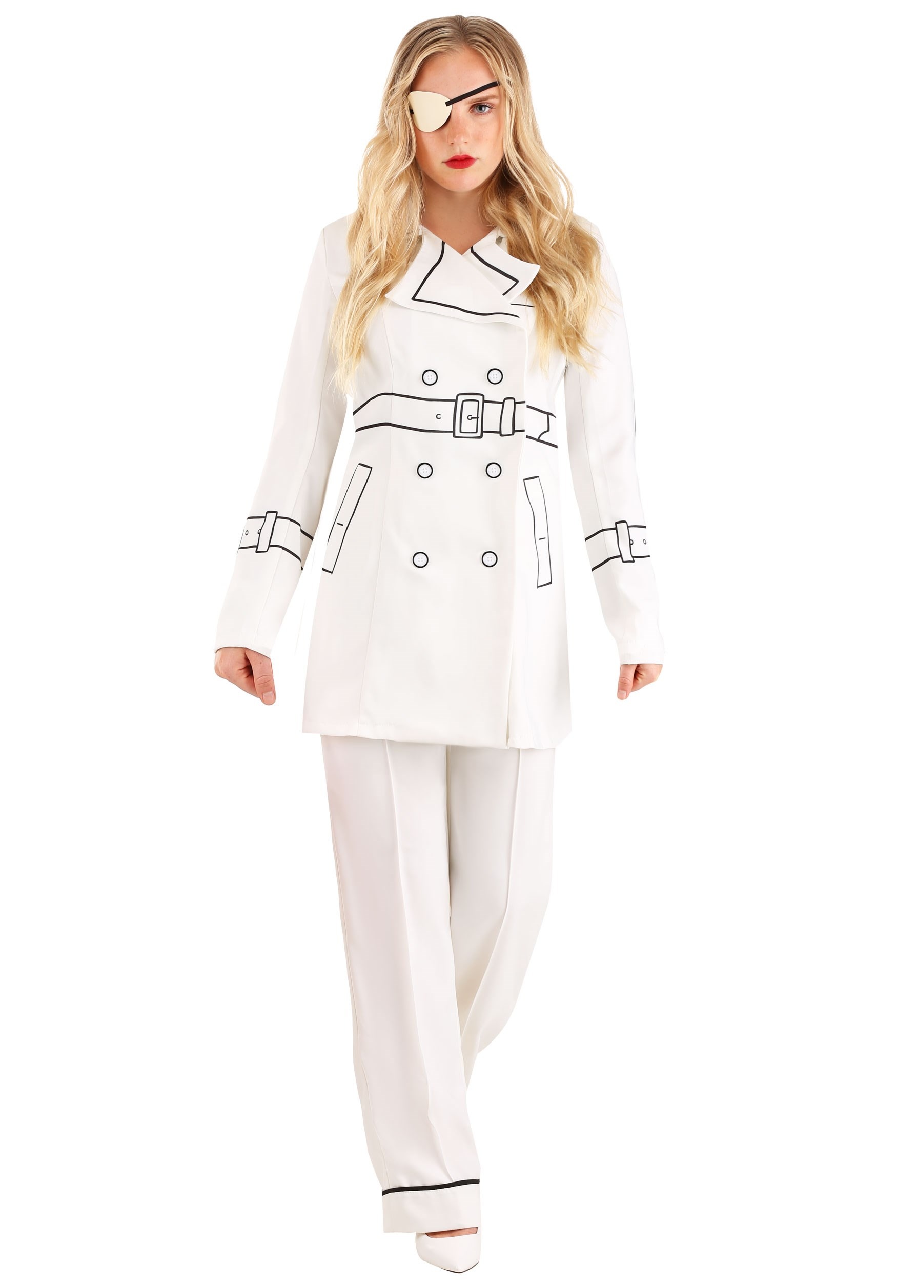 Image of Kill Bill Elle Driver Trench Coat Costume for Women ID FUN9316AD-L