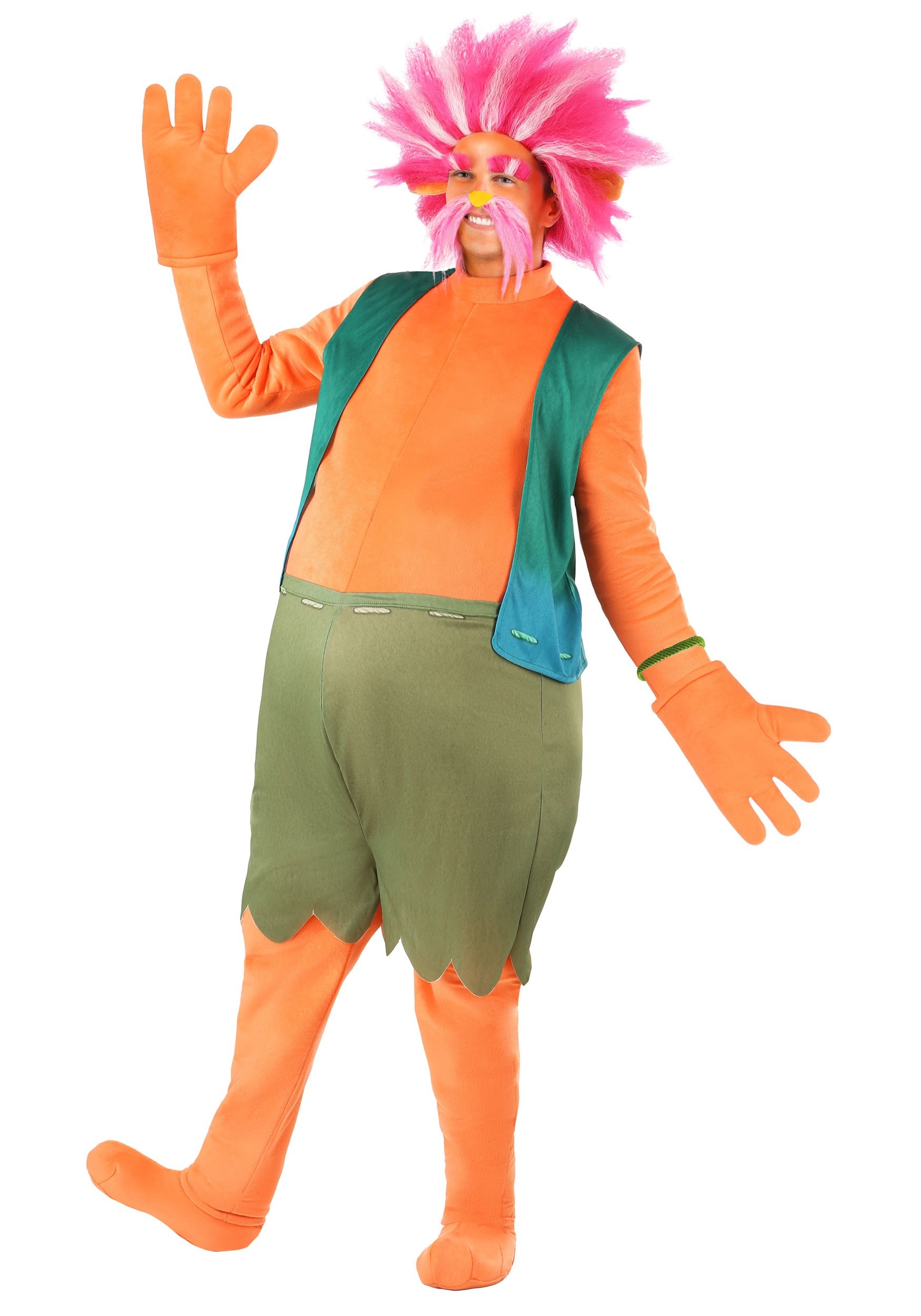 Image of King Peppy Trolls Costume for Men ID FUN1526AD-XL