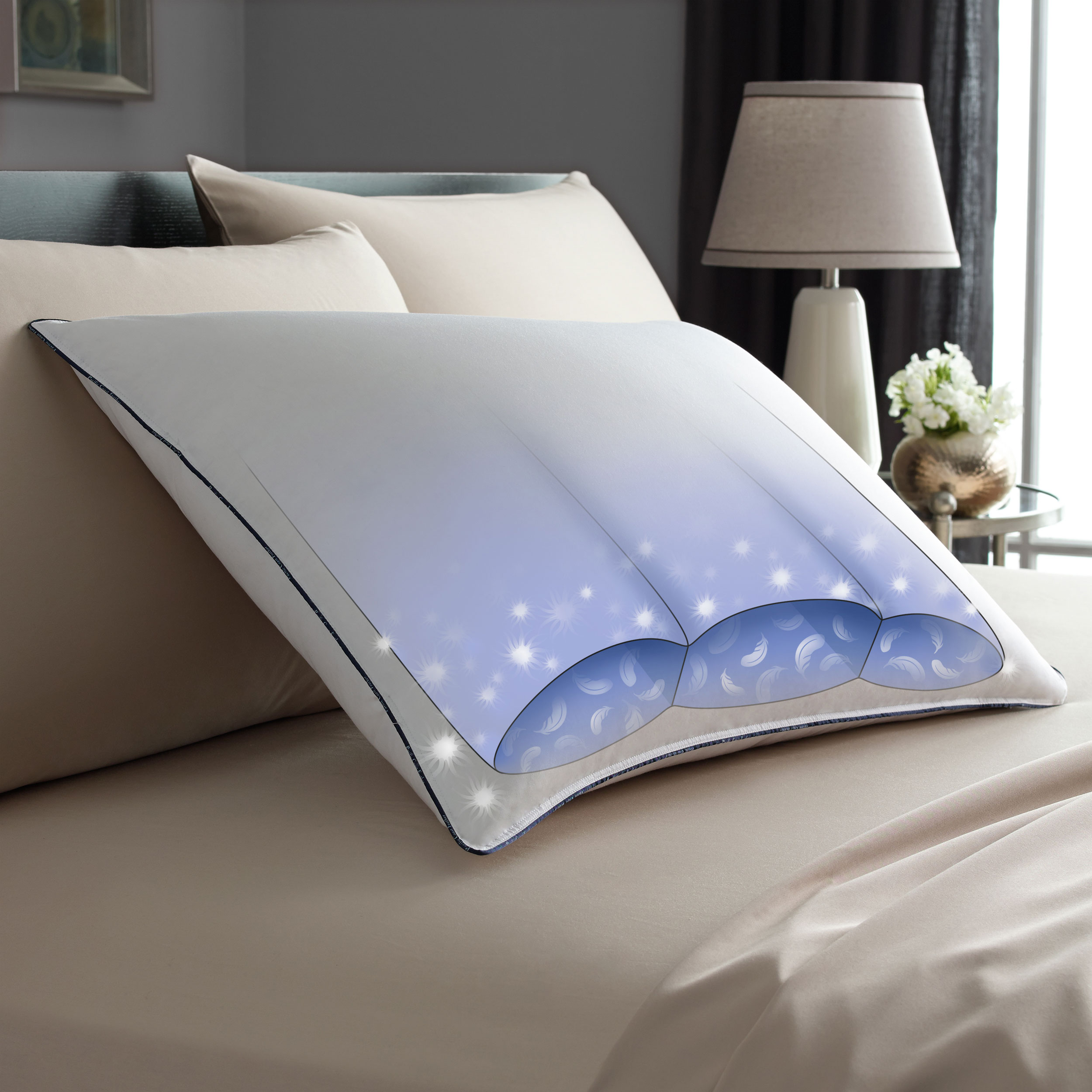 Image of King Side by Side Firm Pillow | Pacific Coast Bedding
