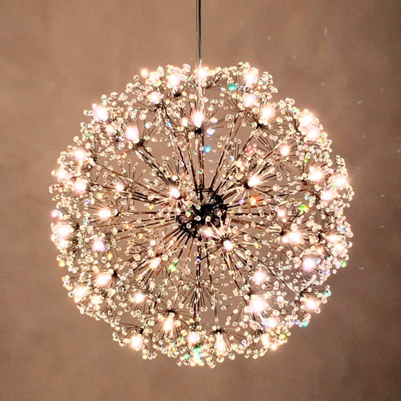 Image of Kitchen Pendant Lights Hanging Lamps led Crystal Modern Pendant Lamp Chrome Dining Room Chandeliers Lighting