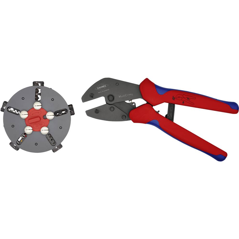Image of Knipex MultiCrimp 97 33 02 Crimper Non-insulated open end connectors Insulated cable lugs Insulated connectors