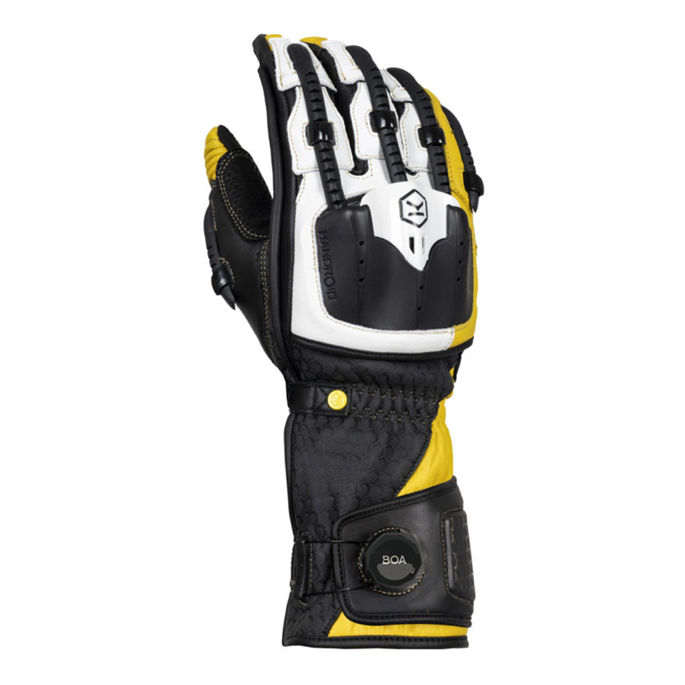 Image of Knox Gloves Handroid MK5 Black Yellow Talla 3XL