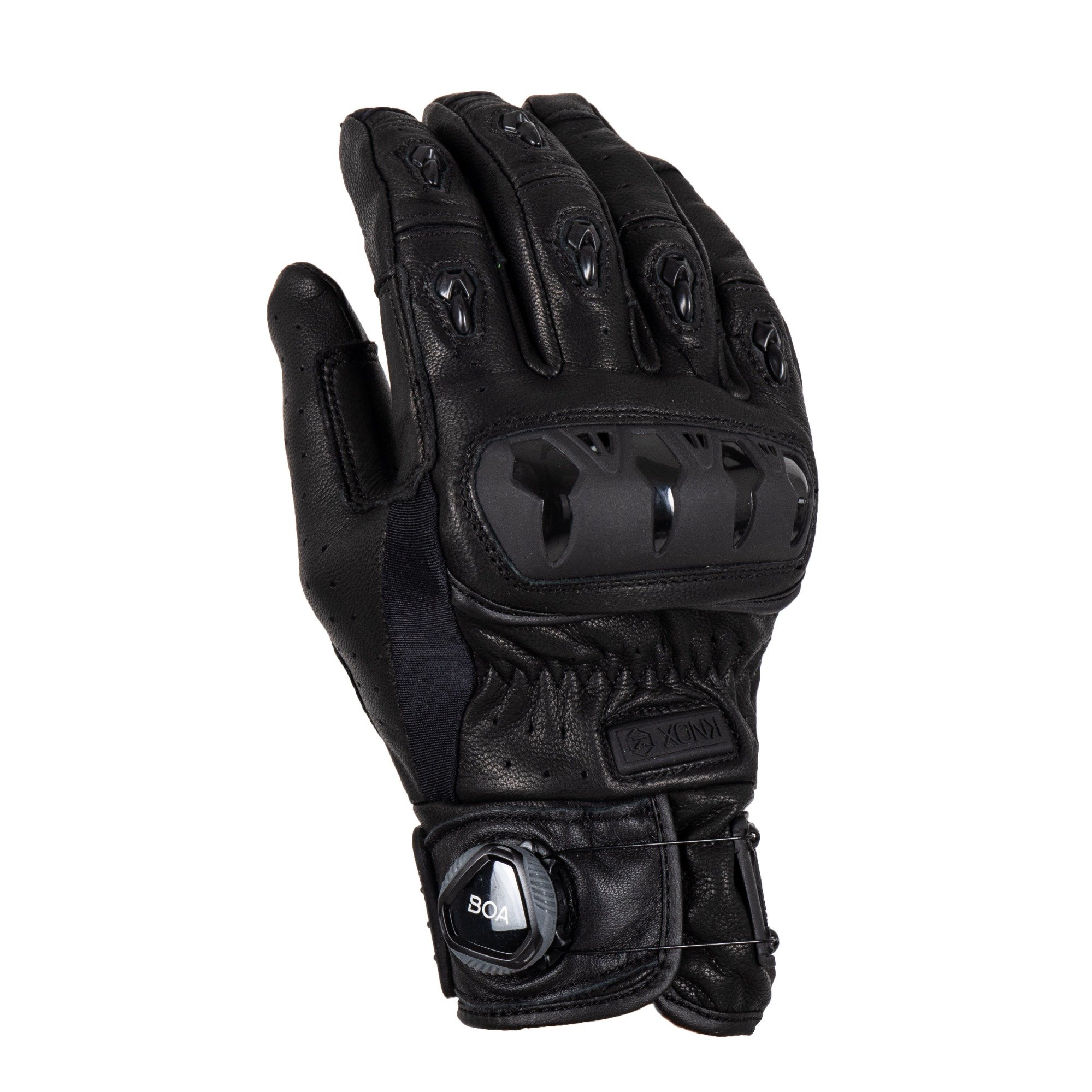 Image of Knox Orsa Leather Schwarz MKII Handschuhe Größe 2XL