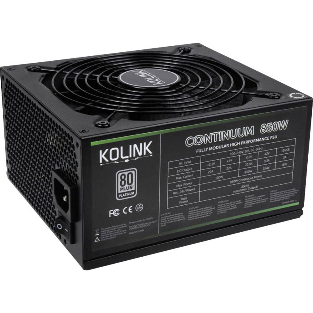 Image of Kolink KL-C850PL PC power supply unit 850 W ATX 80Â PLUS Platinum