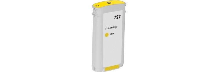 Image of Kompatibilná kazeta s HP 727 B3P21A žltá (yellow) SK ID 347843