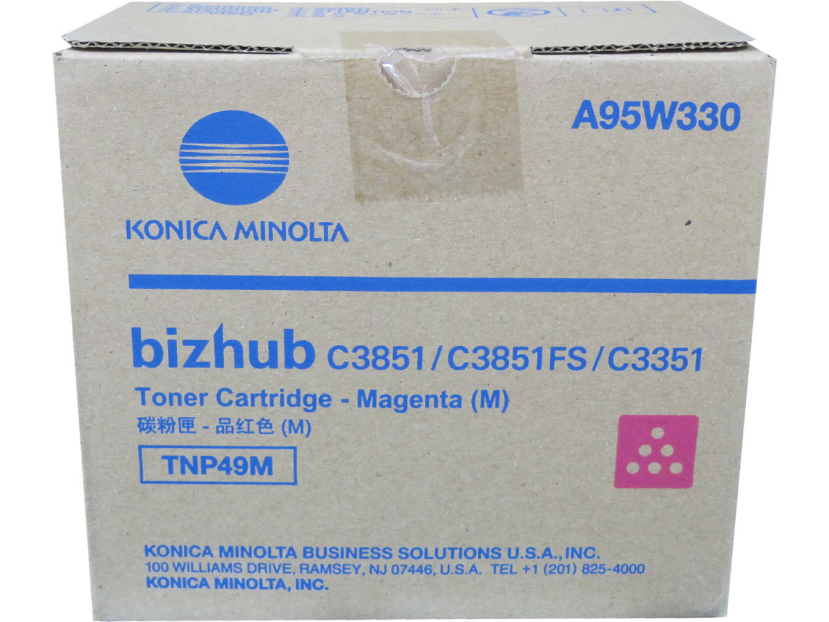 Image of Konica Minolta TNP-49M purpurowy (magenta) toner oryginalny PL ID 16507