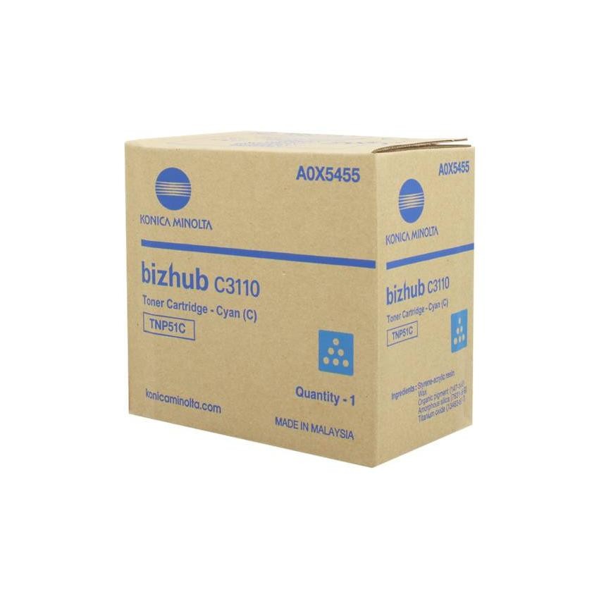 Image of Konica Minolta TNP-51C azúrový (cyan) originálny toner SK ID 14713