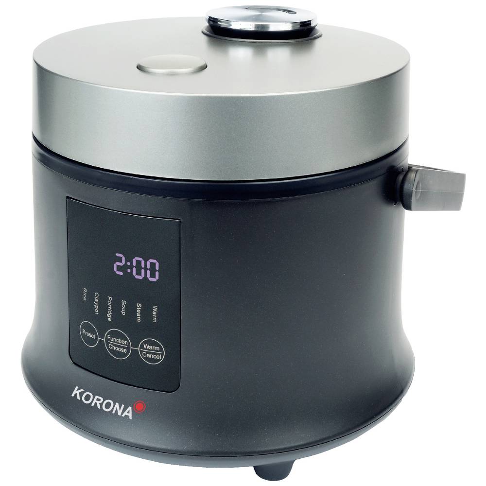 Image of Korona 58011 Rice cooker Black Non-stick coating Timer fuction