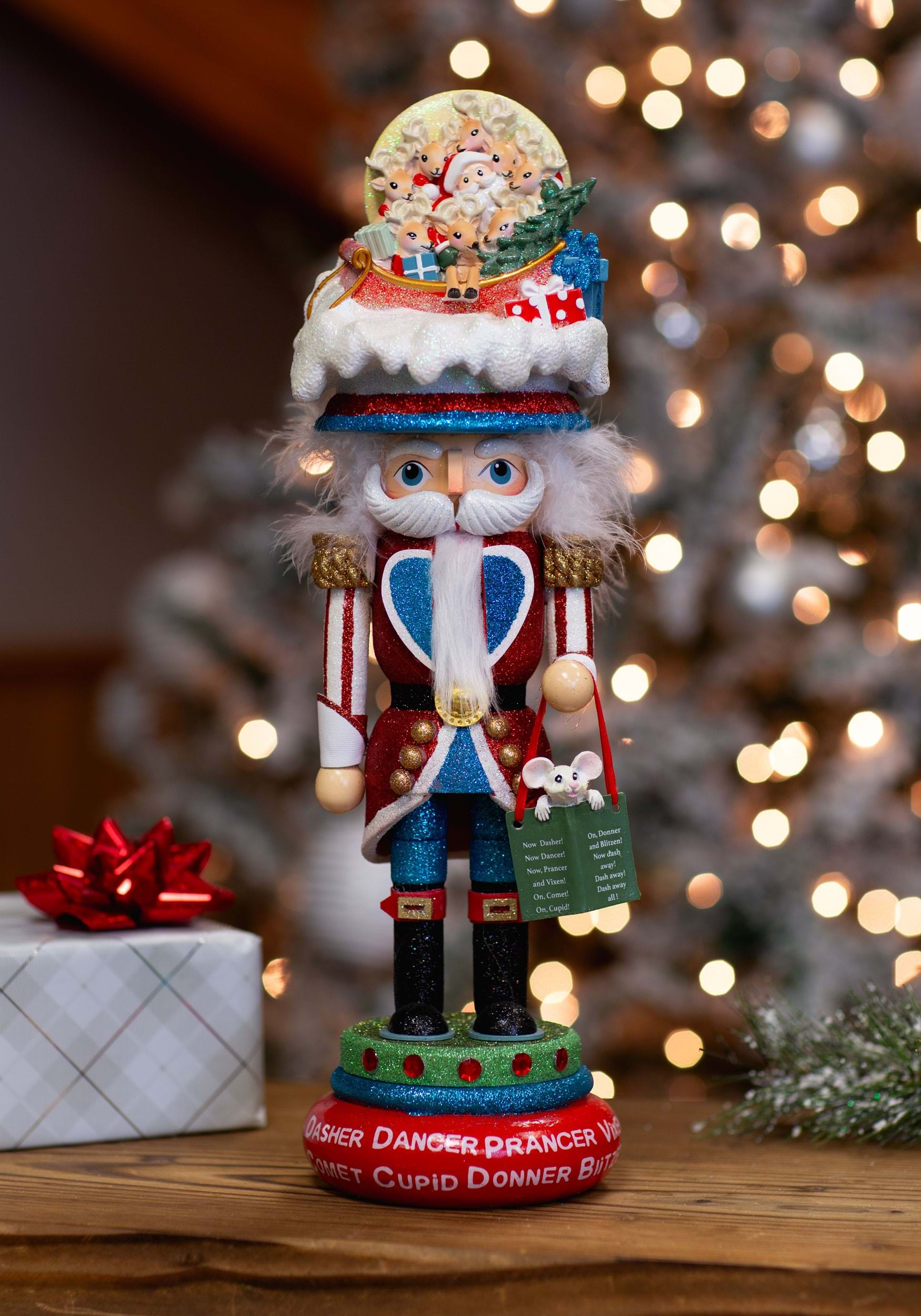 Image of Kurt Adler 18" Night Before Christmas Nutcracker | Holiday Nutcrackers