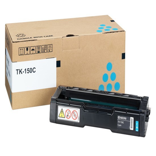 Image of Kyocera Mita TK-150C cián (cyan) eredeti toner HU ID 14498