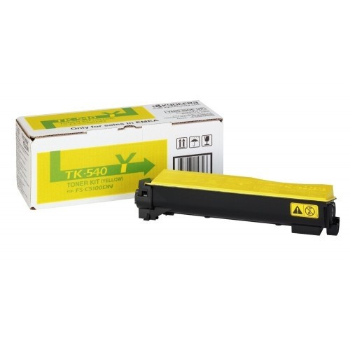 Image of Kyocera Mita TK-540Y galben (yellow) toner original RO ID 14479