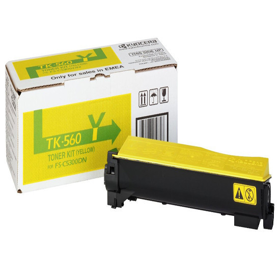 Image of Kyocera Mita TK-560Y galben (yellow) toner original RO ID 14486