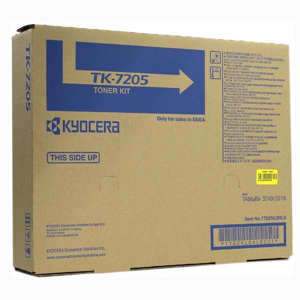 Image of Kyocera Mita TK-7205 negru (black) toner original RO ID 14561