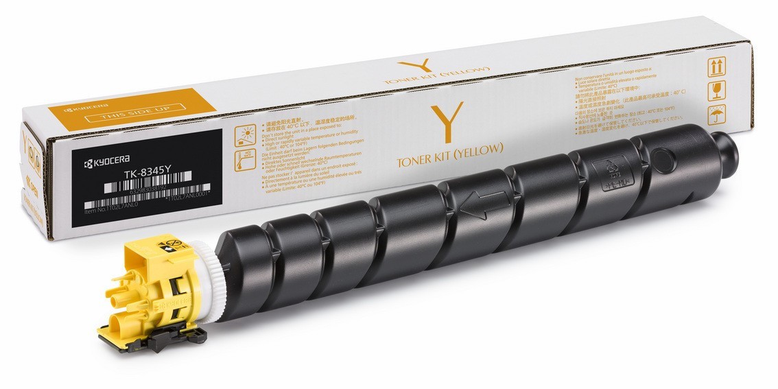 Image of Kyocera Mita TK-8345Y sárga (yellow) eredeti toner HU ID 12478