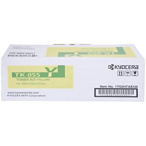 Image of Kyocera Mita TK-855Y sárga (yellow) eredeti toner HU ID 14515