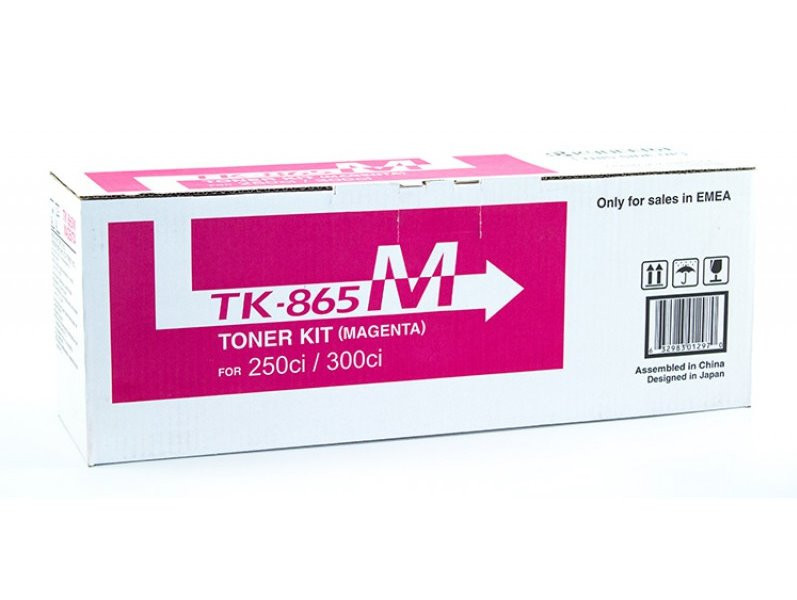 Image of Kyocera Mita TK-865M purpuriu (magenta) toner original RO ID 14493