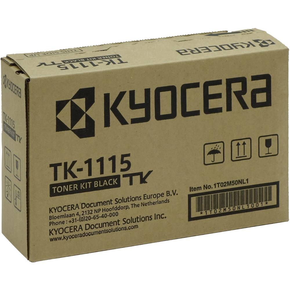 Image of Kyocera Toner TK-1115 Original Black 1600 Sides 1T02M50NLV