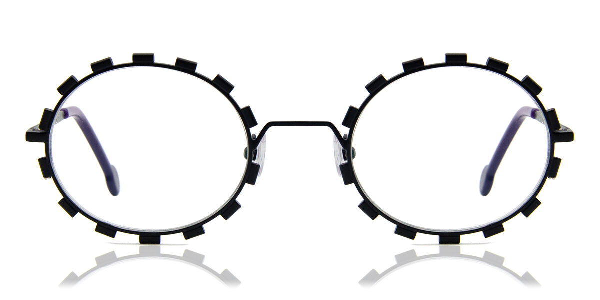 Image of LA Eyeworks Bon Ton 472M 51 Czarne Męskie Okulary Korekcyjne PL