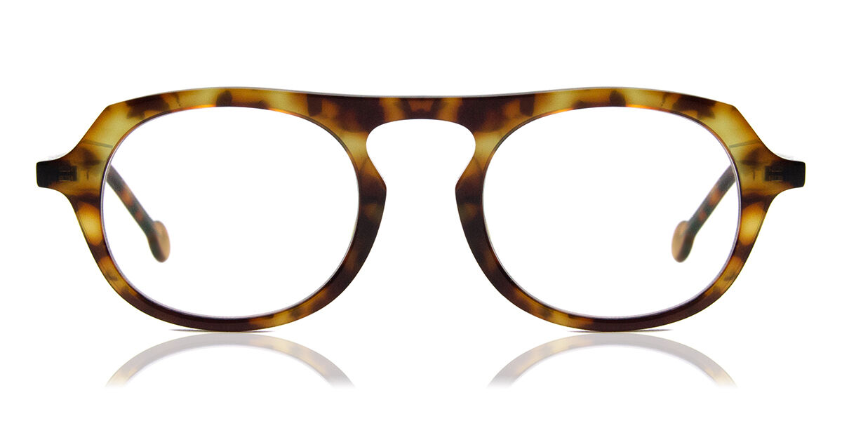 Image of LA Eyeworks Curly 1005 Óculos de Grau Tortoiseshell Masculino PRT