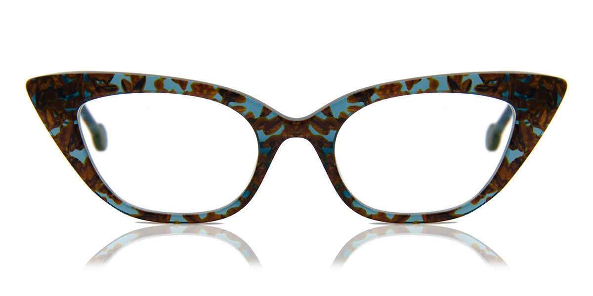 Image of LA Eyeworks Trellis 633 51 Blåa Glasögon (Endast Båge) Kvinna SEK