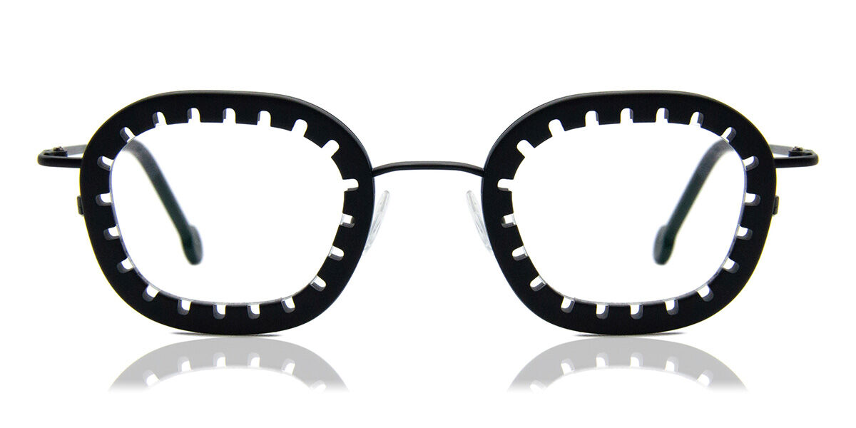 Image of LA Eyeworks Tully 101M472M 43 Svarta Glasögon (Endast Båge) Män SEK