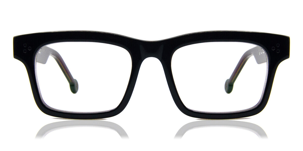 Image of LA Eyeworks Wally 1025 Óculos de Grau Pretos Masculino BRLPT