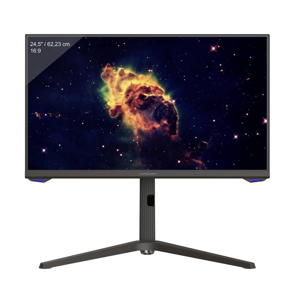 Image of LC Power LC-M25-FHD-144 Gaming screen EEC F (A - G) 622 cm (245 inch) 1920 x 1080 p 16:9 1 ms Audio stereo (35 mm